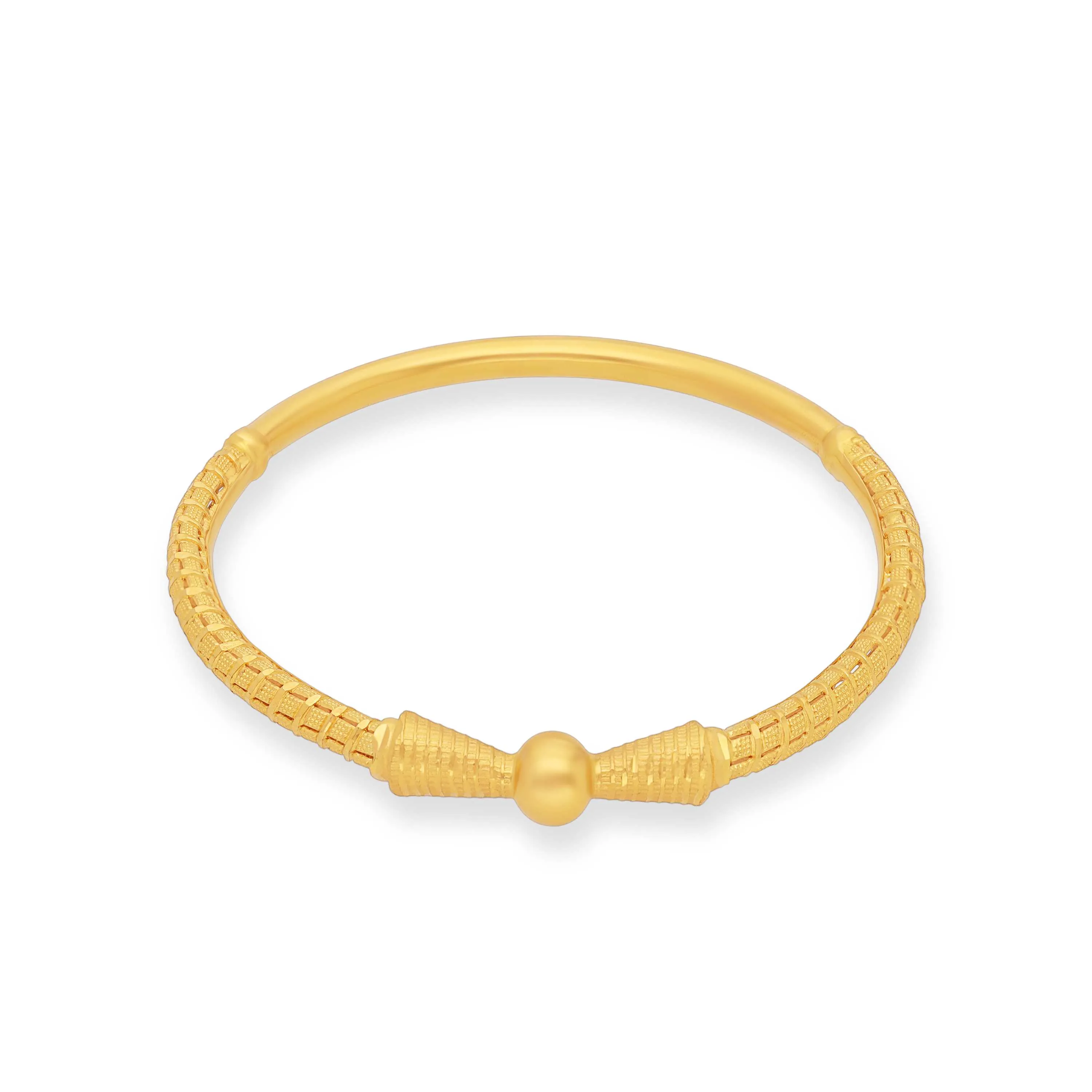 Modern Minimalist Gold Bangle