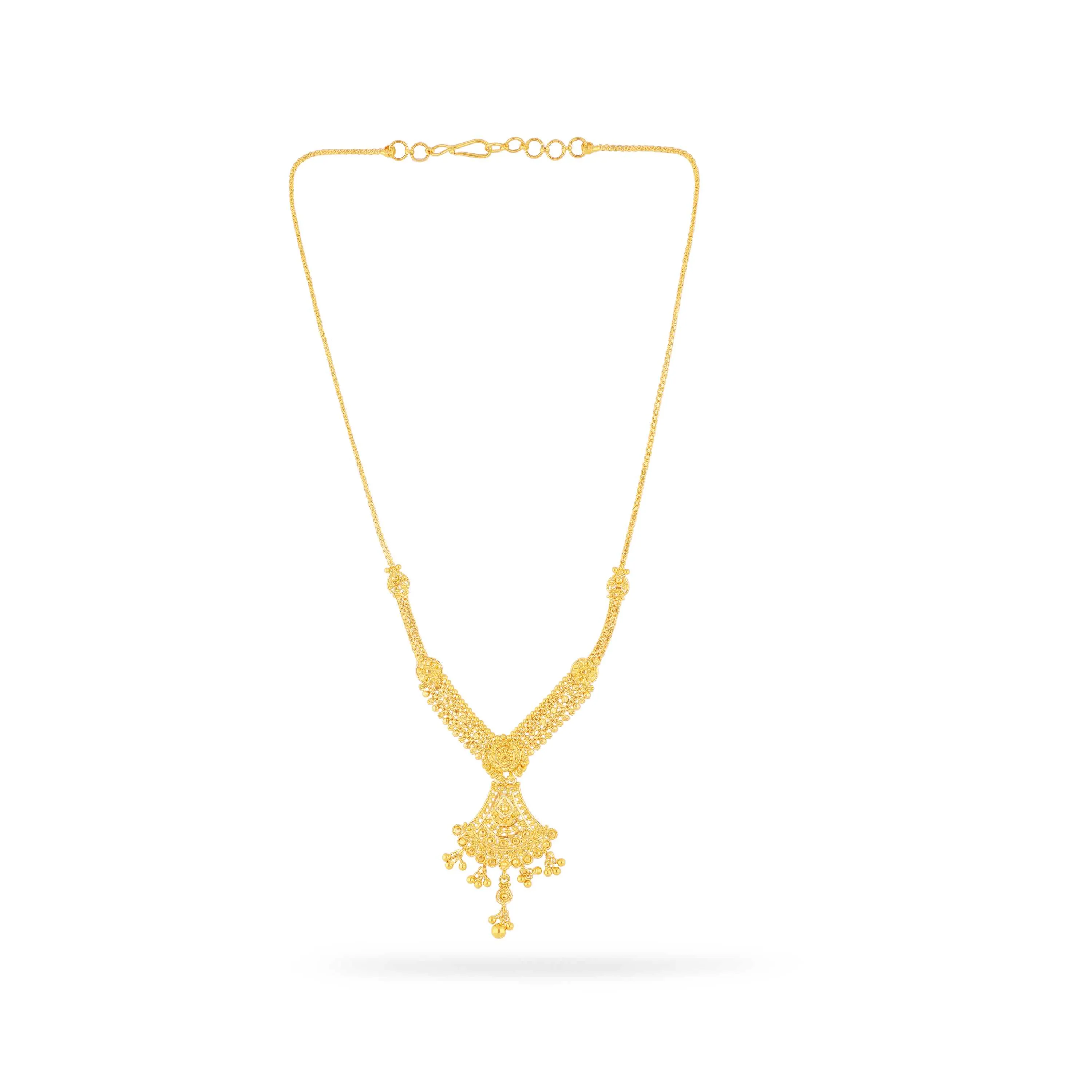 Contemporary Gold Necklace
